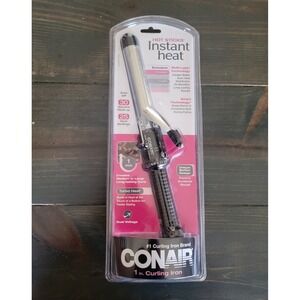 Conair Hot Sticks Smart Technology Chrome Barrel Instant-Heat Curling Iron 1 in